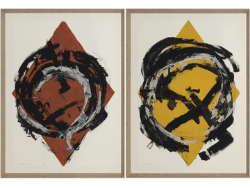 ROMBO I & II - Paper Painting by NOVOCUADRO ART COMPANY - view 2